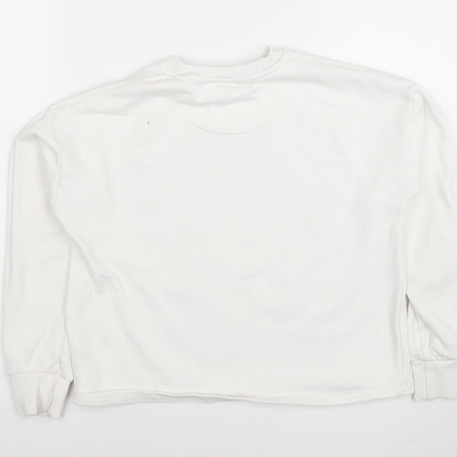 Disney Girls White Lilo & Stitch Pullover Sweatshirt 14 Years