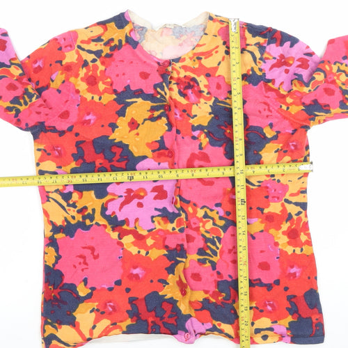 Susan Bristol Women’s Multicoloured Floral Button-Up Top L