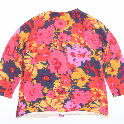 Susan Bristol Women’s Multicoloured Floral Button-Up Top L