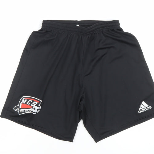adidas Men's Black Small Athletic Football Shorts