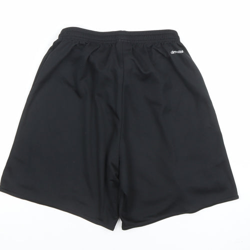 adidas Men's Black Small Athletic Football Shorts