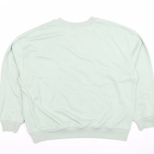 Dunnes Women Light Green Manhattan 97 Crew Neck Sweatshirt Size M