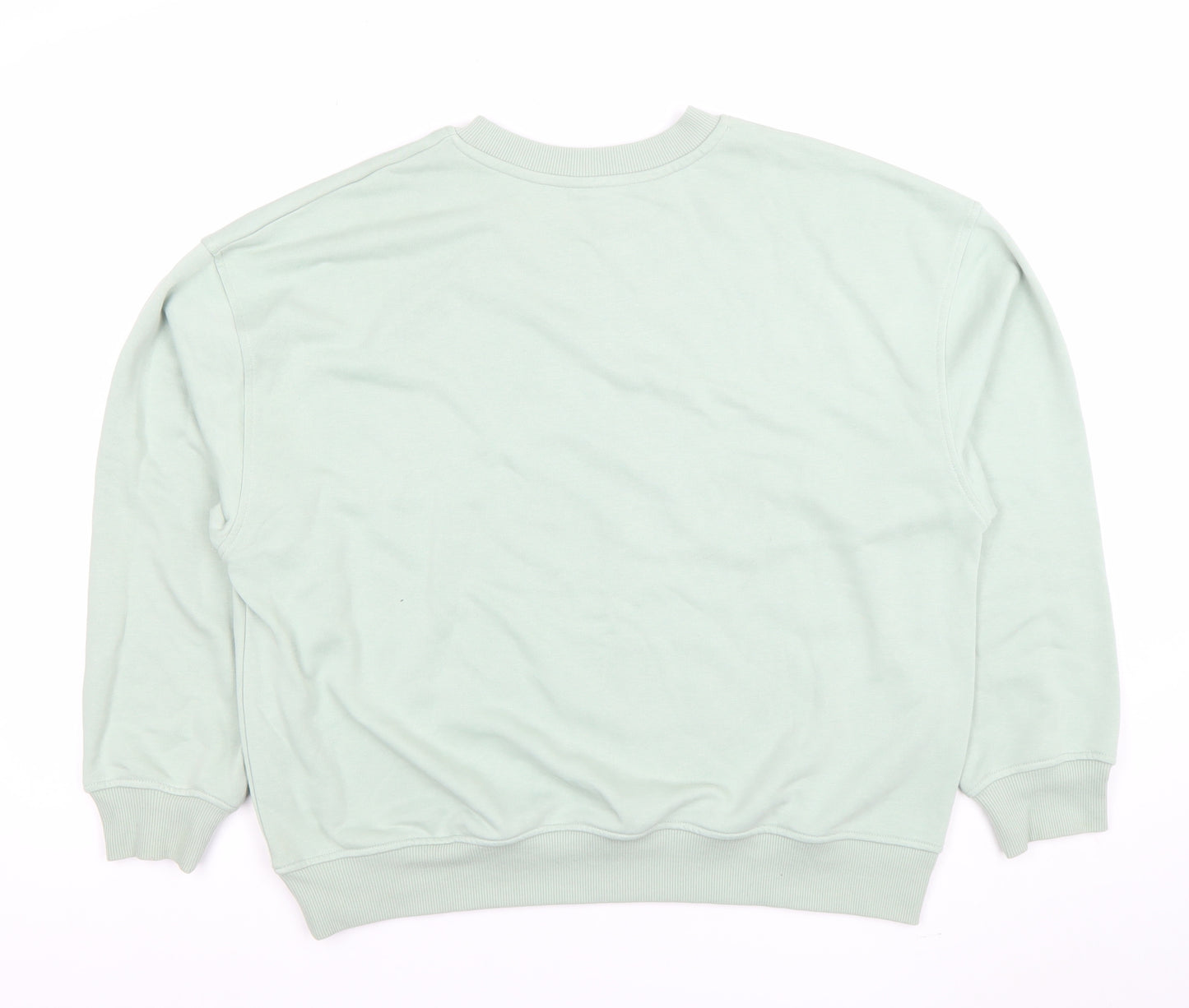 Dunnes Women Light Green Manhattan 97 Crew Neck Sweatshirt Size M