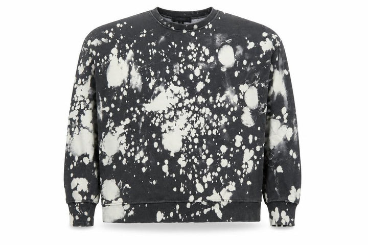 Missguided Women Black & White Tie Dye Pullover Sweatshirt UK 8