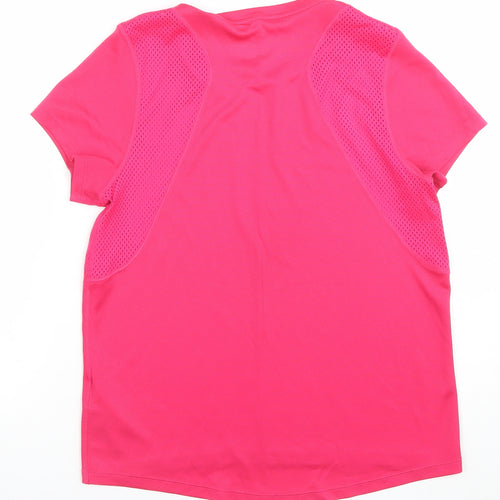 Nike Women's Pink Dri-Fit Running T-Shirt Small Short Sleeve Lightweight