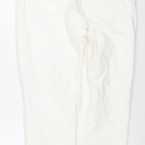 Primark Women’s White Distressed Skinny Jeans Size 10