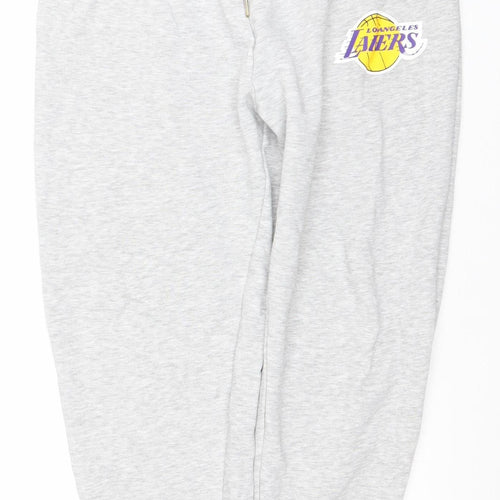 NBA Los Angeles Lakers Womens Grey Jogger Sweatpants M