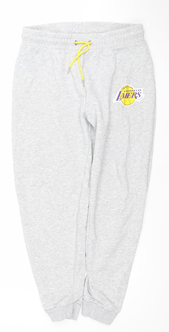 NBA Los Angeles Lakers Womens Grey Jogger Sweatpants M