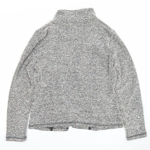 Marks and Spencer Women’s Grey Woven Blazer UK 14 Classic Single-Breasted Jacket