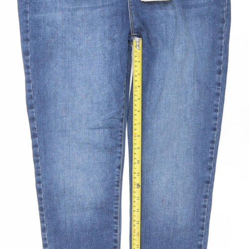 Poco by Pippa Women's Blue High Rise Skinny Jeans Size 16R