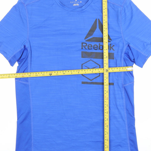 Reebok Men’s Blue ACTIVCHILL Graphic T-Shirt Size S Athletic Fit