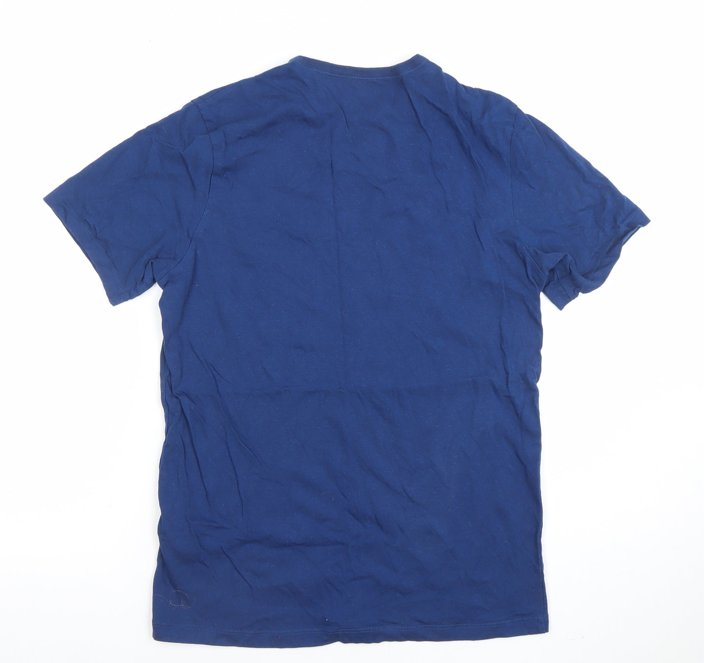 BOSS Men's Blue Crew Neck Cotton Short Sleeve T-Shirt Size S