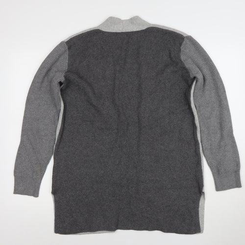 Marks and Spencer Women’s Grey Knit Long Sleeve Open Cardigan Size 12