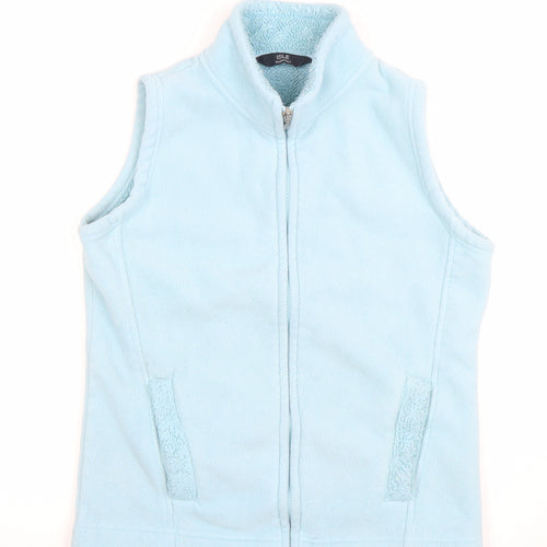 ISLE Essentials Women's Blue Fleece Bodywarmer Waistcoat Size 10–12