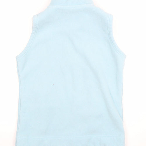 ISLE Essentials Women's Blue Fleece Bodywarmer Waistcoat Size 10–12