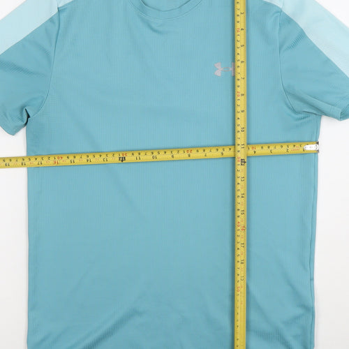 Under Armour Men’s Blue Athletic T-Shirt Medium Lightweight
