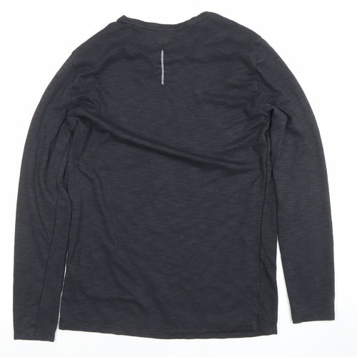 Decathlon Women's Black Long Sleeve Athletic Training Top M