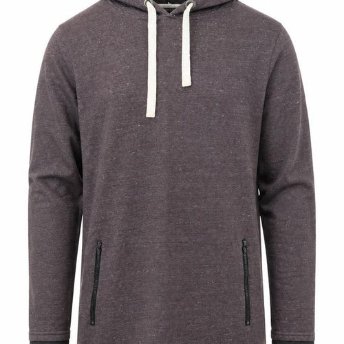 Villain Men's Brown Pullover Hoodie Size M Zip Pocket Casual Top