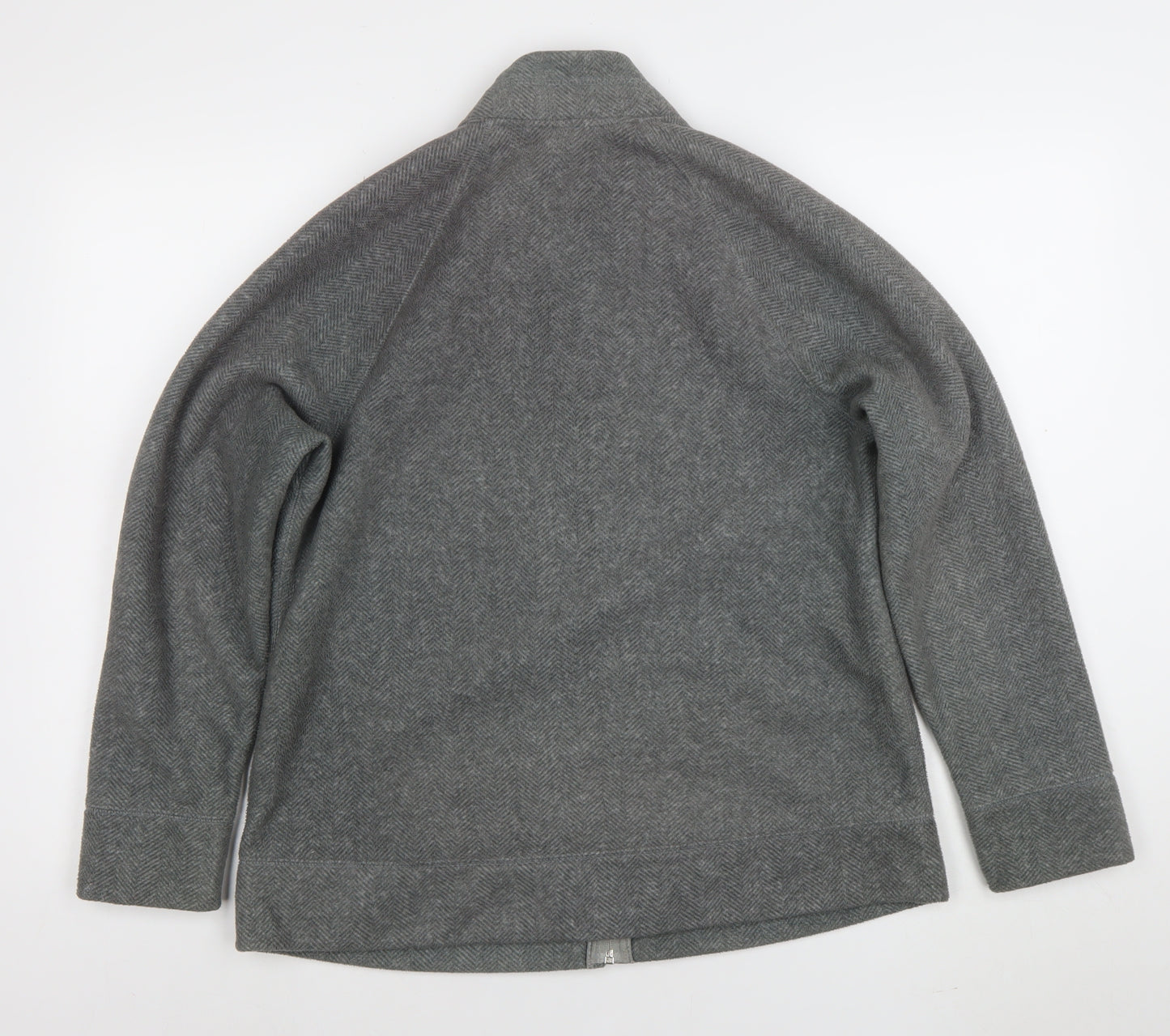 Marks and Spencer Women's Grey Fleece Full Zip Jacket UK 16