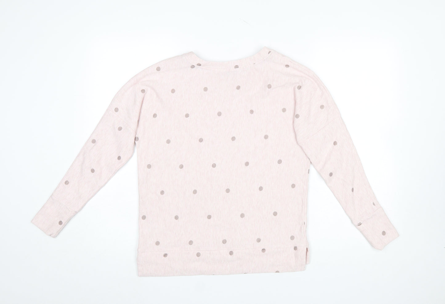 Sandwich Womens Pink Polka Dot Long Sleeve Pyjama Top XS