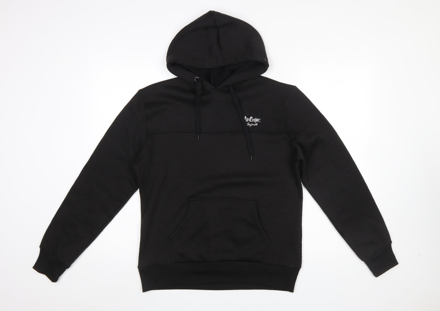 Lee Cooper Womens Black Hoodie Size 12 Pullover Long Sleeve Casual
