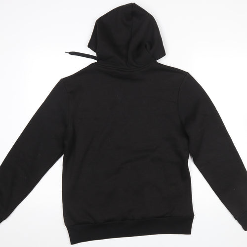 Lee Cooper Womens Black Hoodie Size 12 Pullover Long Sleeve Casual