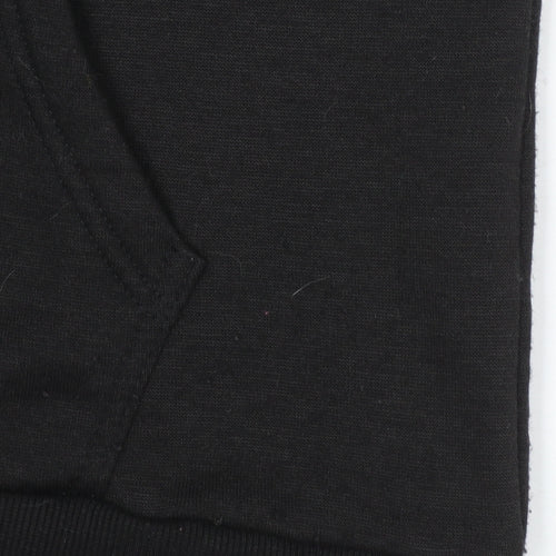 Lee Cooper Womens Black Hoodie Size 12 Pullover Long Sleeve Casual