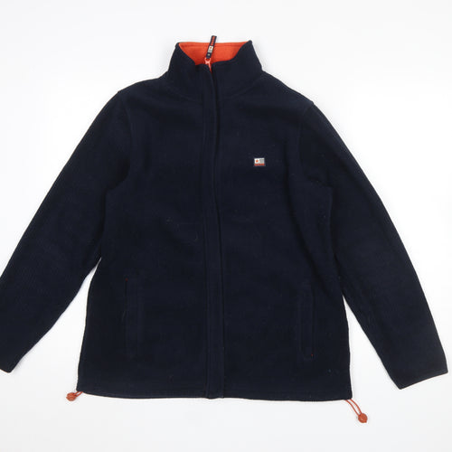 Maine New England Women's Blue Fleece Full Zip Jacket Size 12