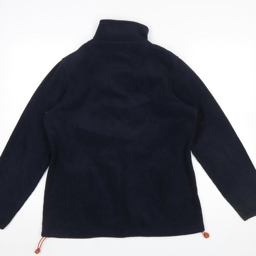 Maine New England Women's Blue Fleece Full Zip Jacket Size 12