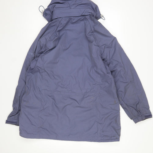 Regatta Women Blue Waterproof Hooded Parka Jacket Size 14
