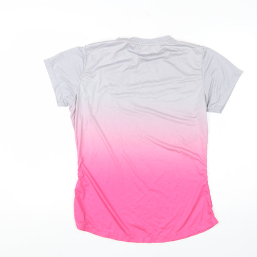Millie & Gym Women’s Pink Ombre Activewear T-Shirt Size M