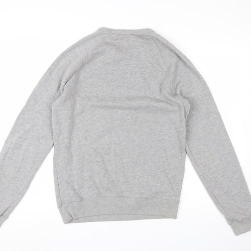 Jack Wills Men's Grey Small Pullover Crew Neck Sweatshirt