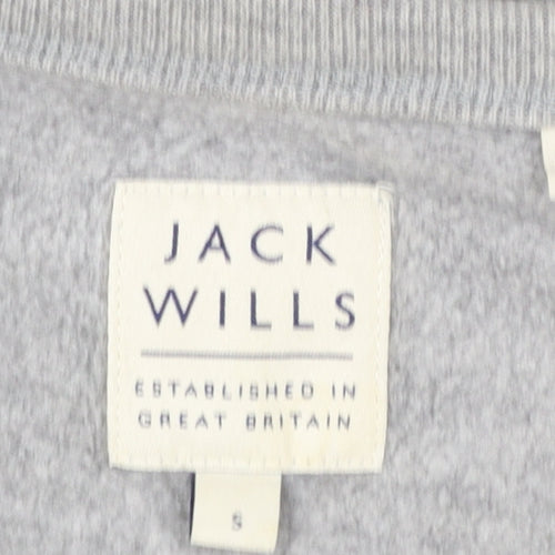 Jack Wills Men's Grey Small Pullover Crew Neck Sweatshirt