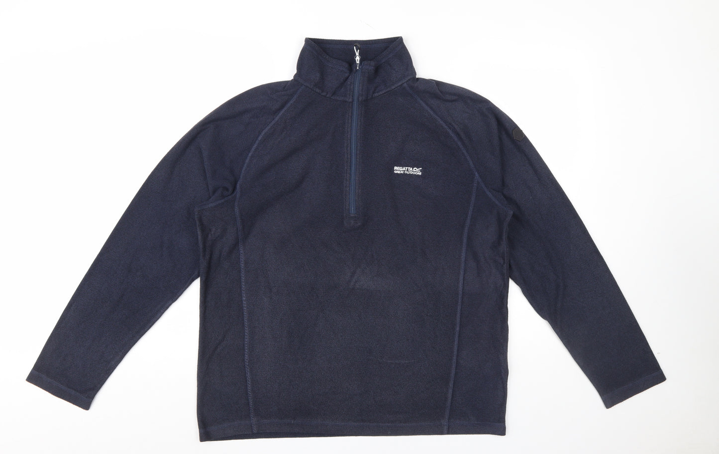 Regatta Men's XL Blue Fleece 1/2 Zip Pullover Sweatshirt Outdoor