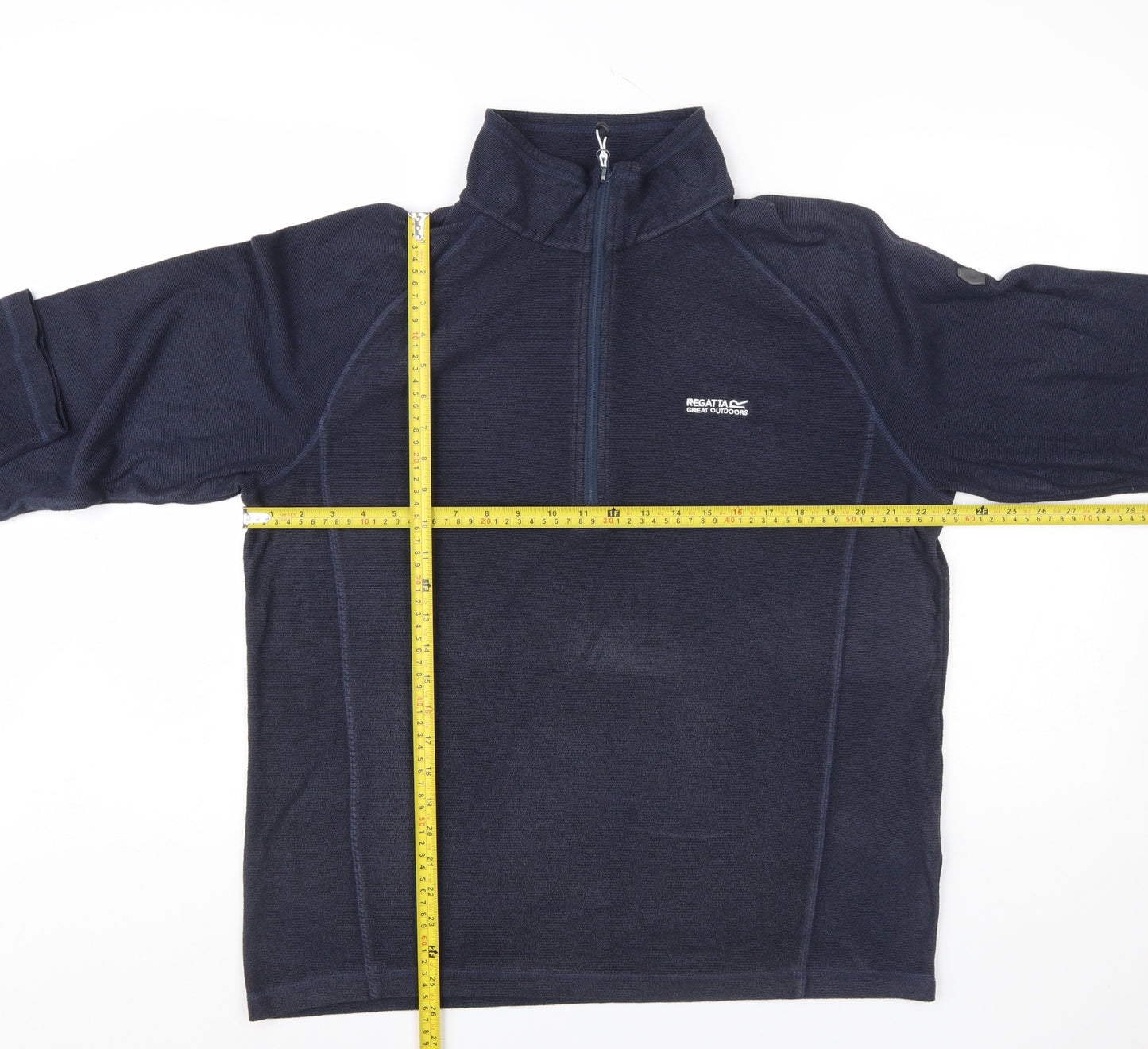 Regatta Men's XL Blue Fleece 1/2 Zip Pullover Sweatshirt Outdoor