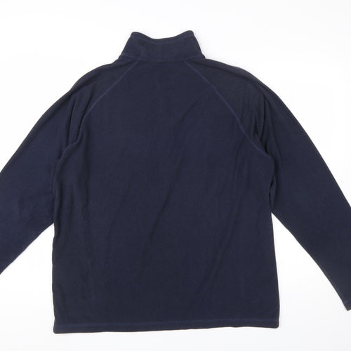 Regatta Men's XL Blue Fleece 1/2 Zip Pullover Sweatshirt Outdoor