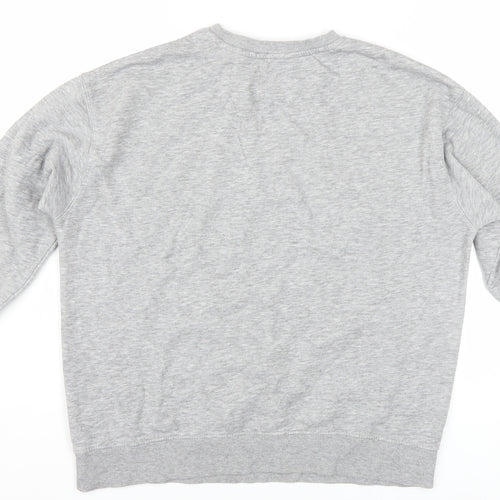 New Look Mens Grey Detroit Graphic Print Sweatshirt Size S