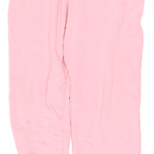 H&M Divided Women’s Pink Cotton Blend Sweatpants S Regular Fit