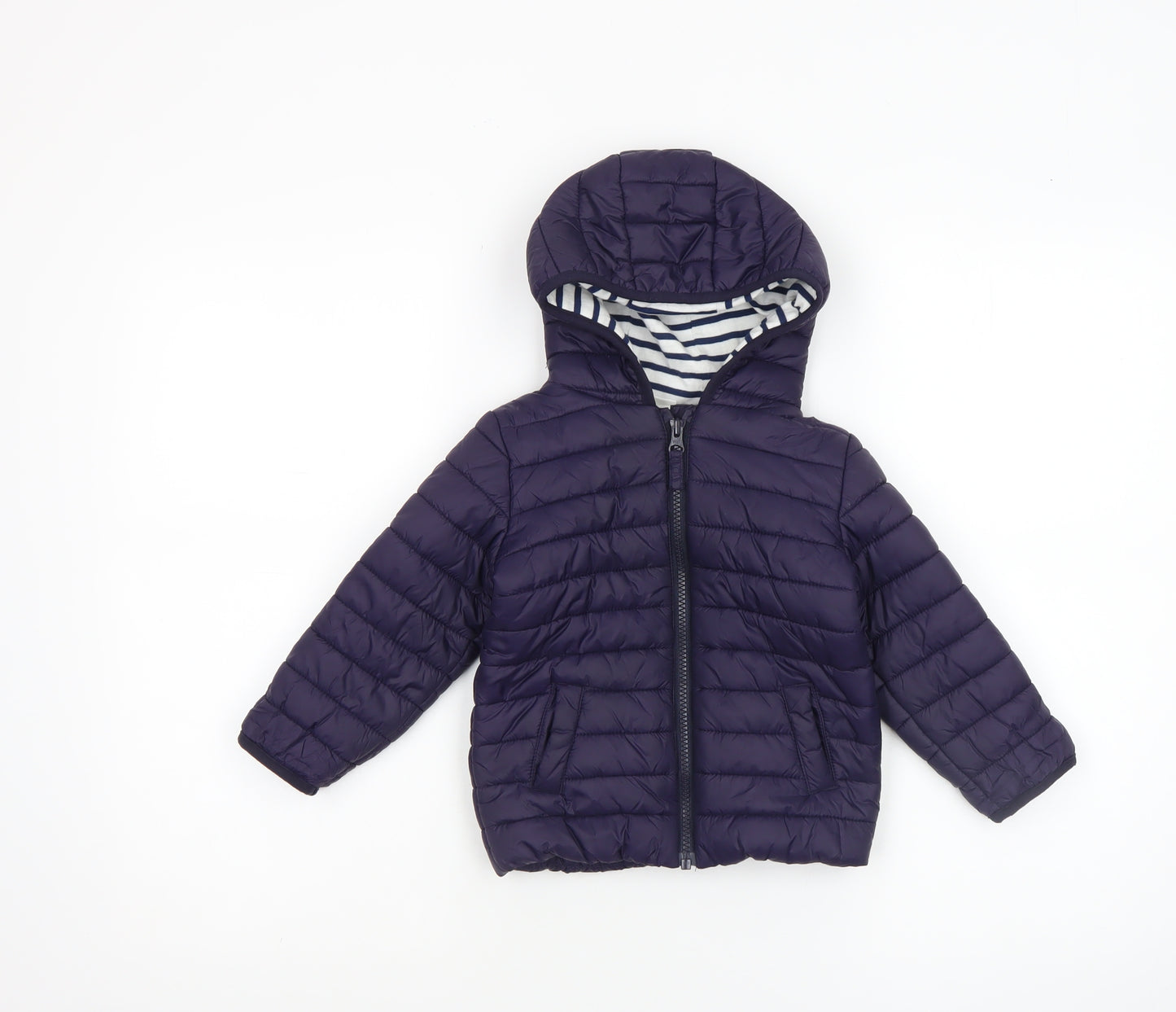 Next Unisex Baby Blue 12-18 Months Hooded Puffer Jacket