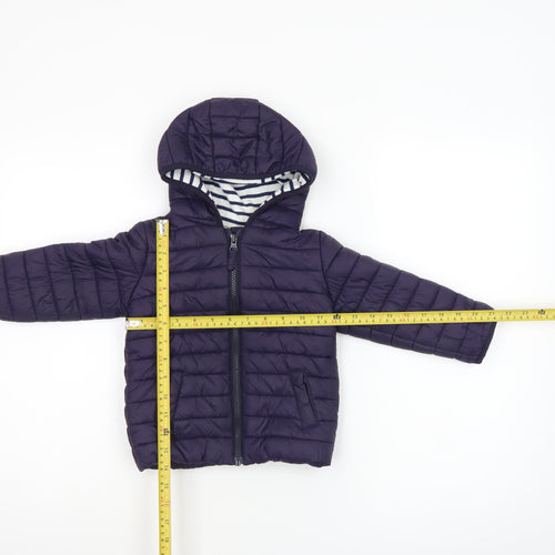 Next Unisex Baby Blue 12-18 Months Hooded Puffer Jacket
