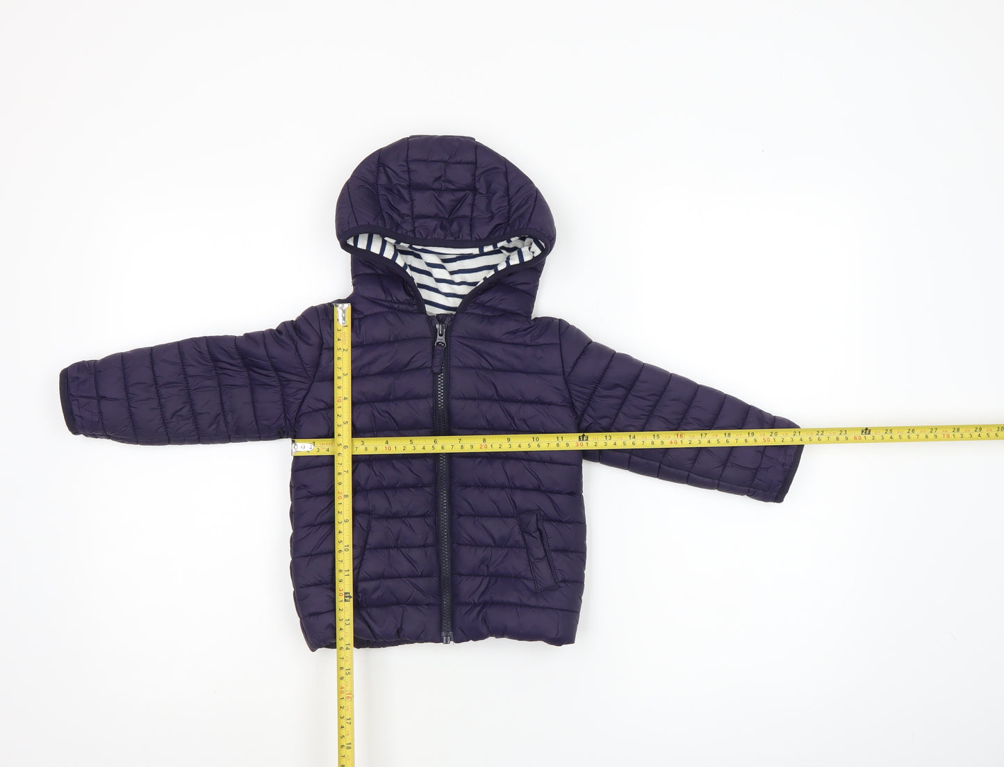 Next Unisex Baby Blue 12-18 Months Hooded Puffer Jacket
