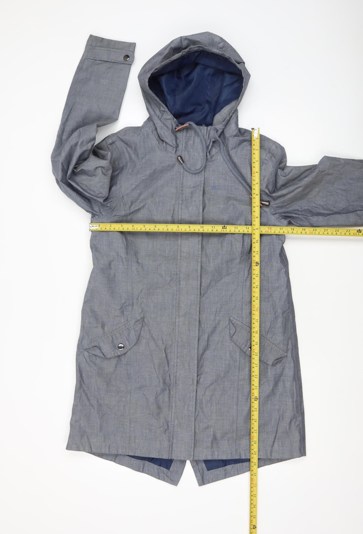 Mountain Warehouse Women's Grey Hooded Parka Coat Size 8