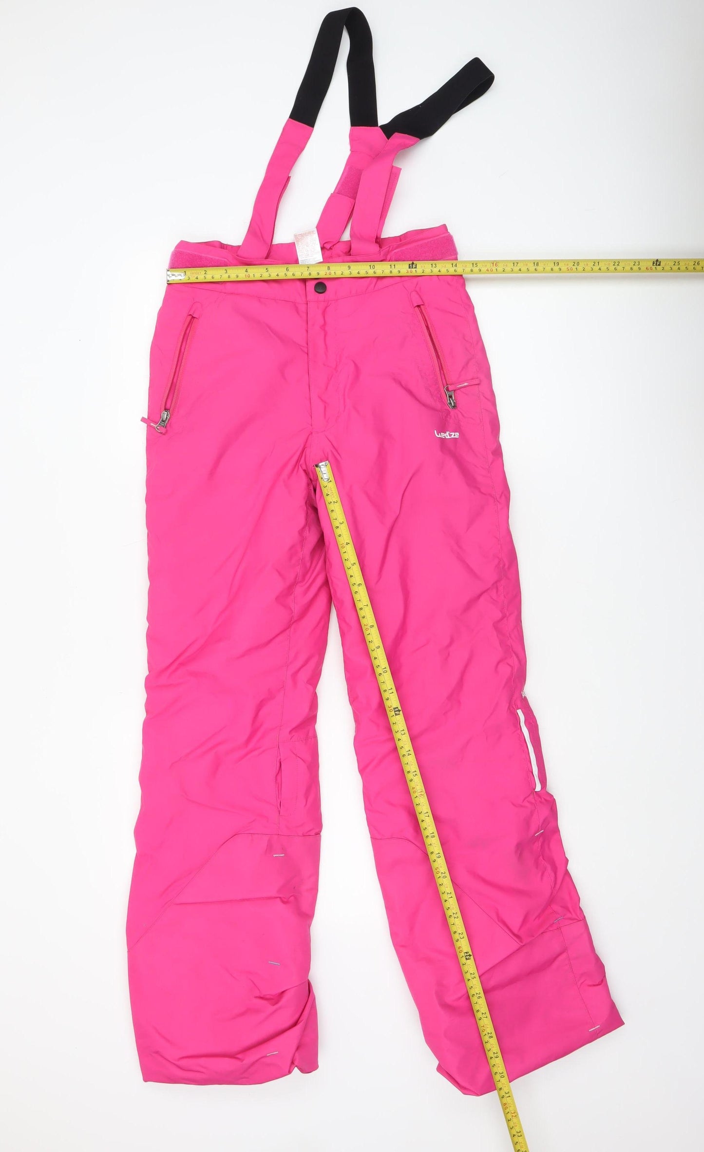 Wedze Girls Pink Ski Snow Pants Trousers 12 Years Waterproof Winter Decathlon