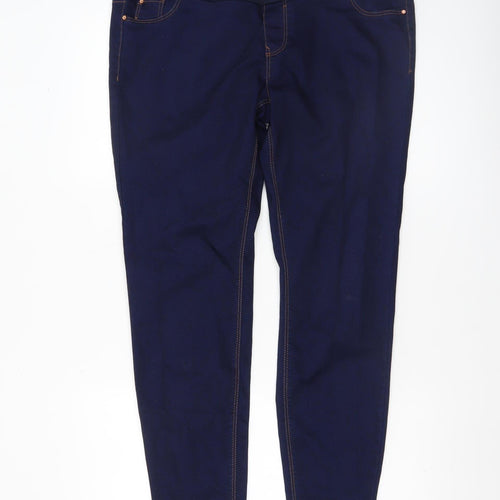 New Look Women's Blue Maternity Jegging Jeans Size 14 Slim Fit