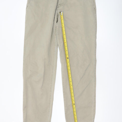 Paul Costelloe Men’s Beige Chino Trousers 34W 31L Cotton Blend