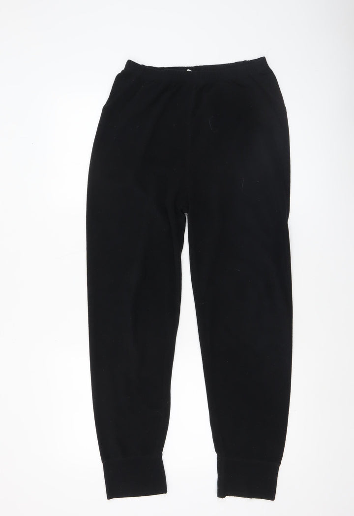 Trespass Men's Black Fleece Jogger Trousers Size S Regular Fit