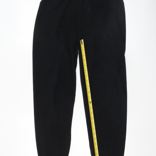Trespass Men's Black Fleece Jogger Trousers Size S Regular Fit