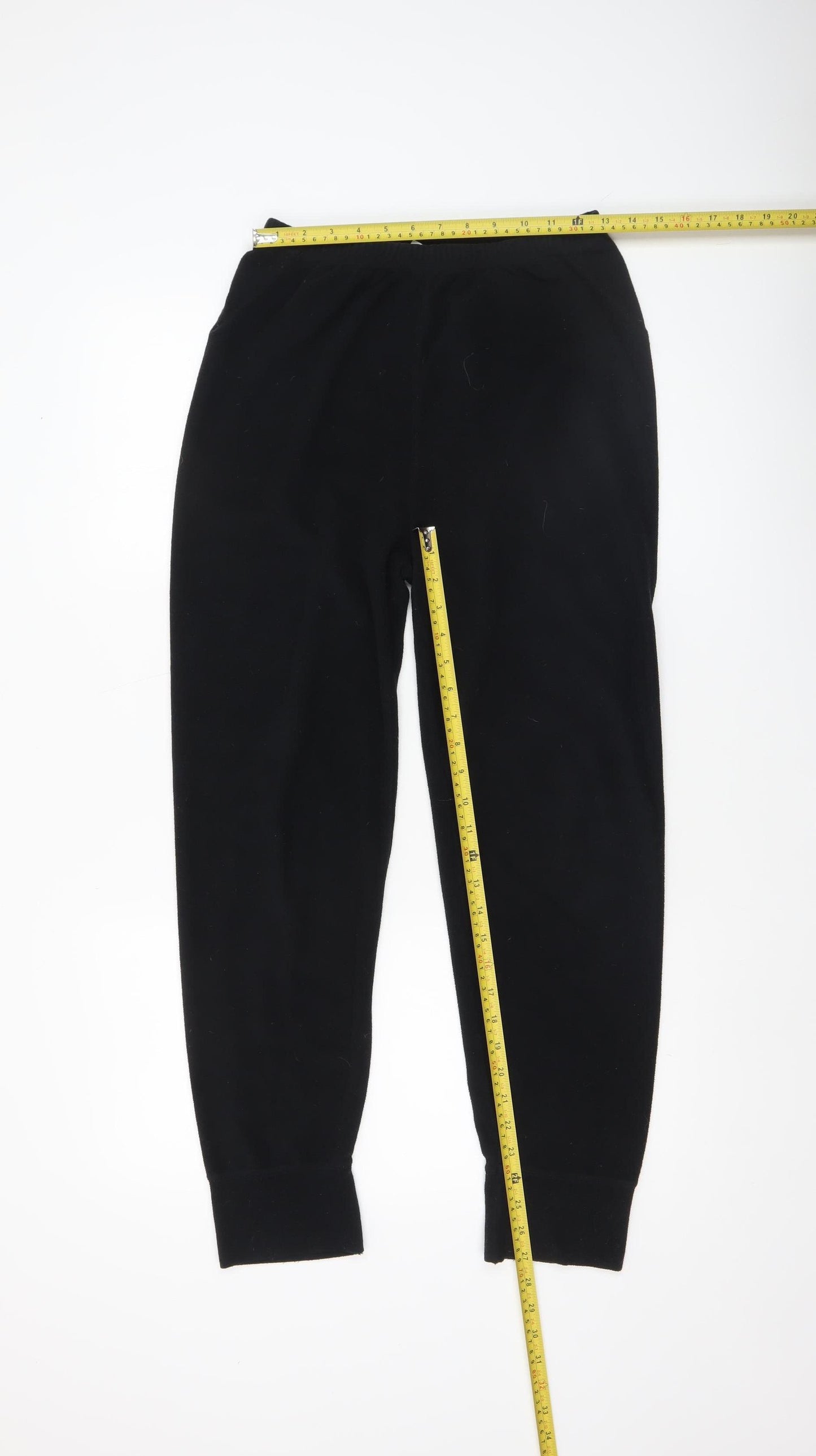 Trespass Men's Black Fleece Jogger Trousers Size S Regular Fit