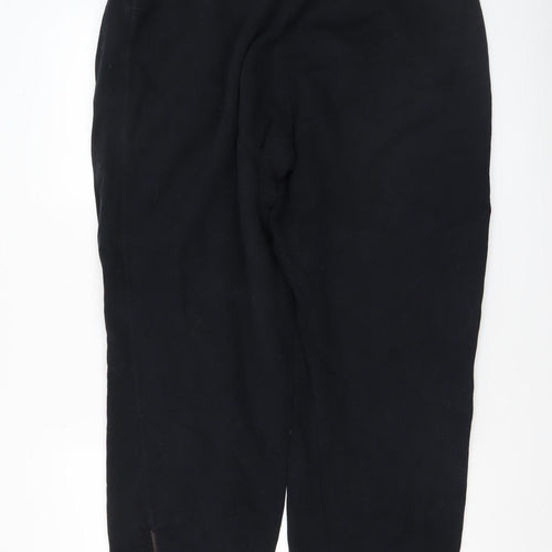 11 Degrees Womens Black Jogger Trousers 2XL Elastic Waist Fleece Casual