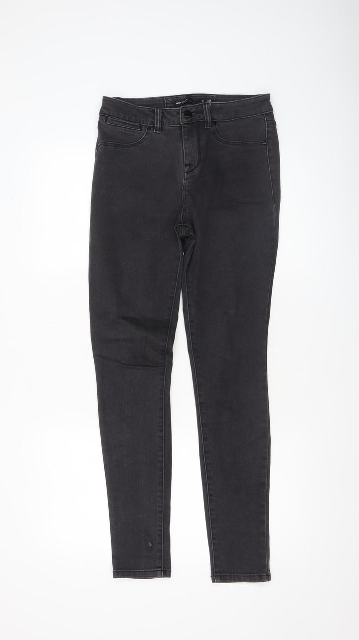 Karen Millen Women’s Black Skinny Jeans UK 8 Stretch Denim Slim Fit